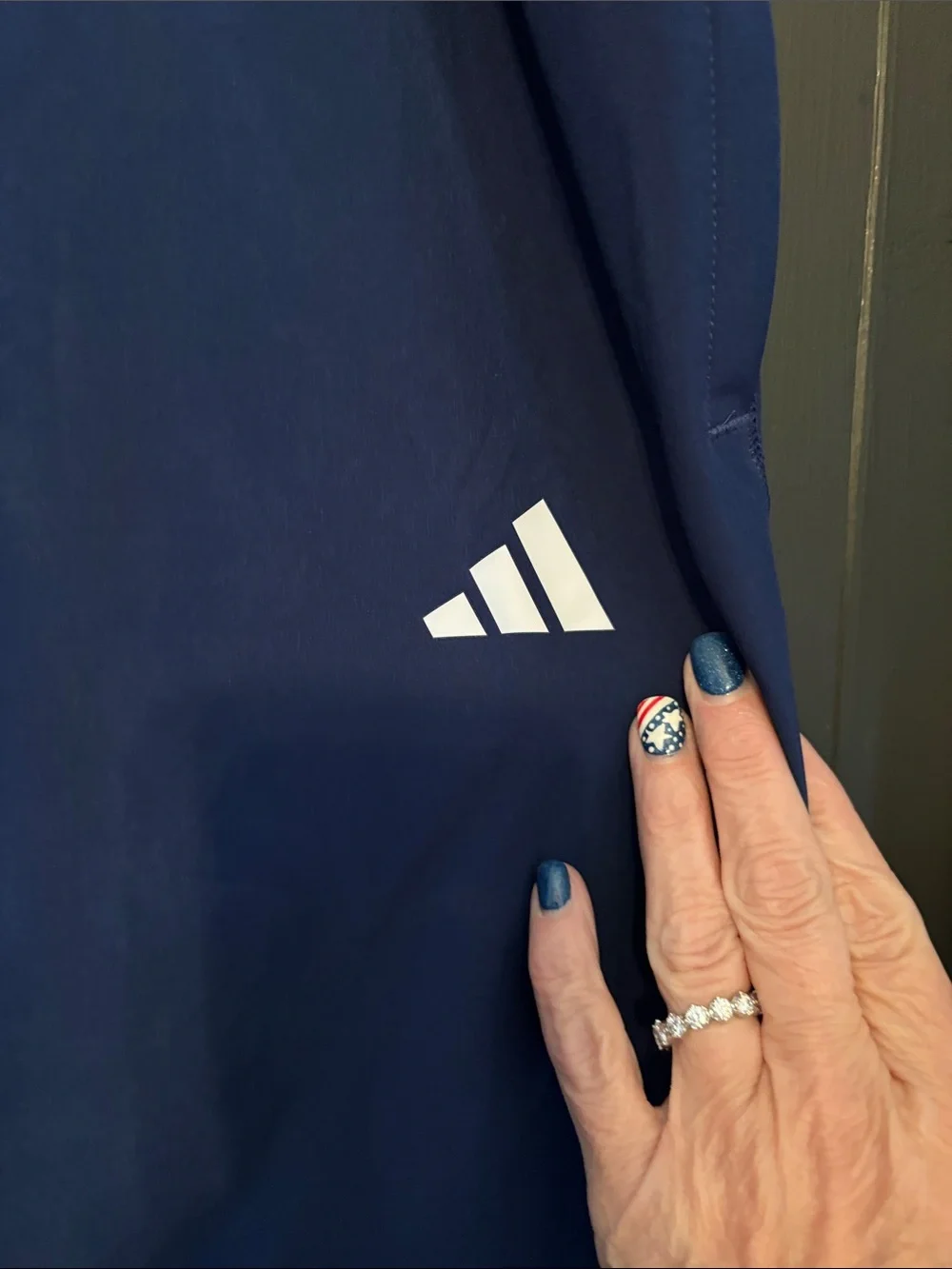 adidas Navy Blue Men’s Athletic Joggers